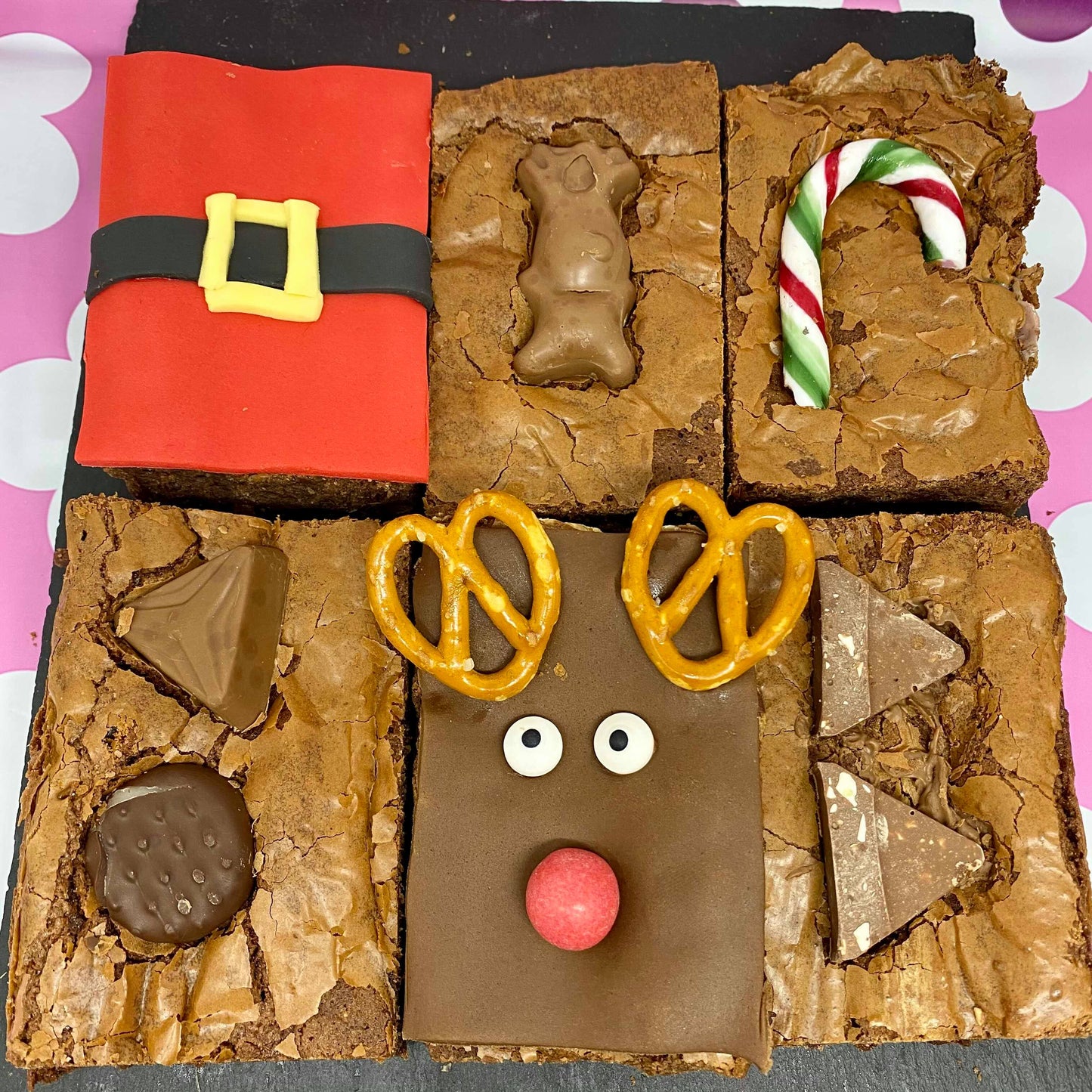 Santa Brownies