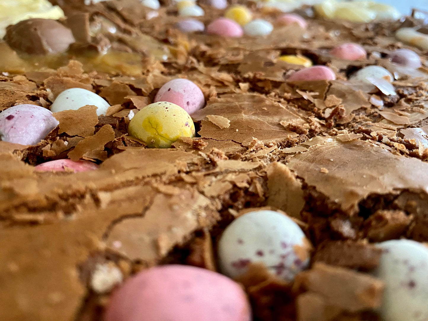 mini egg brownies
