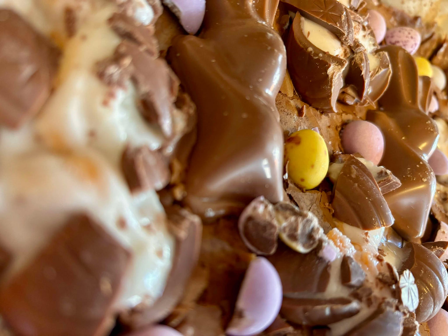 Easter Brownie Slab