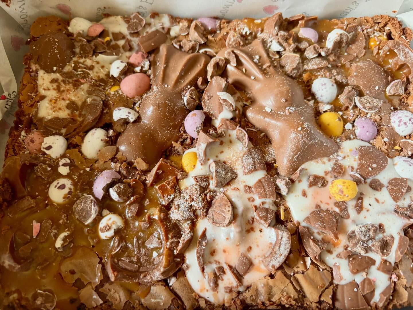 FUlly loaded easter brownie