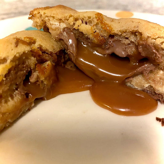 Caramel egg cookie